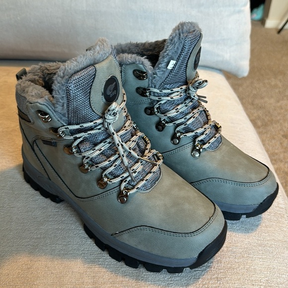 NRNHI Winter Snow Boots - Non Slip, Warm, Waterproof with Fur Lin… - Picture 3 of 10